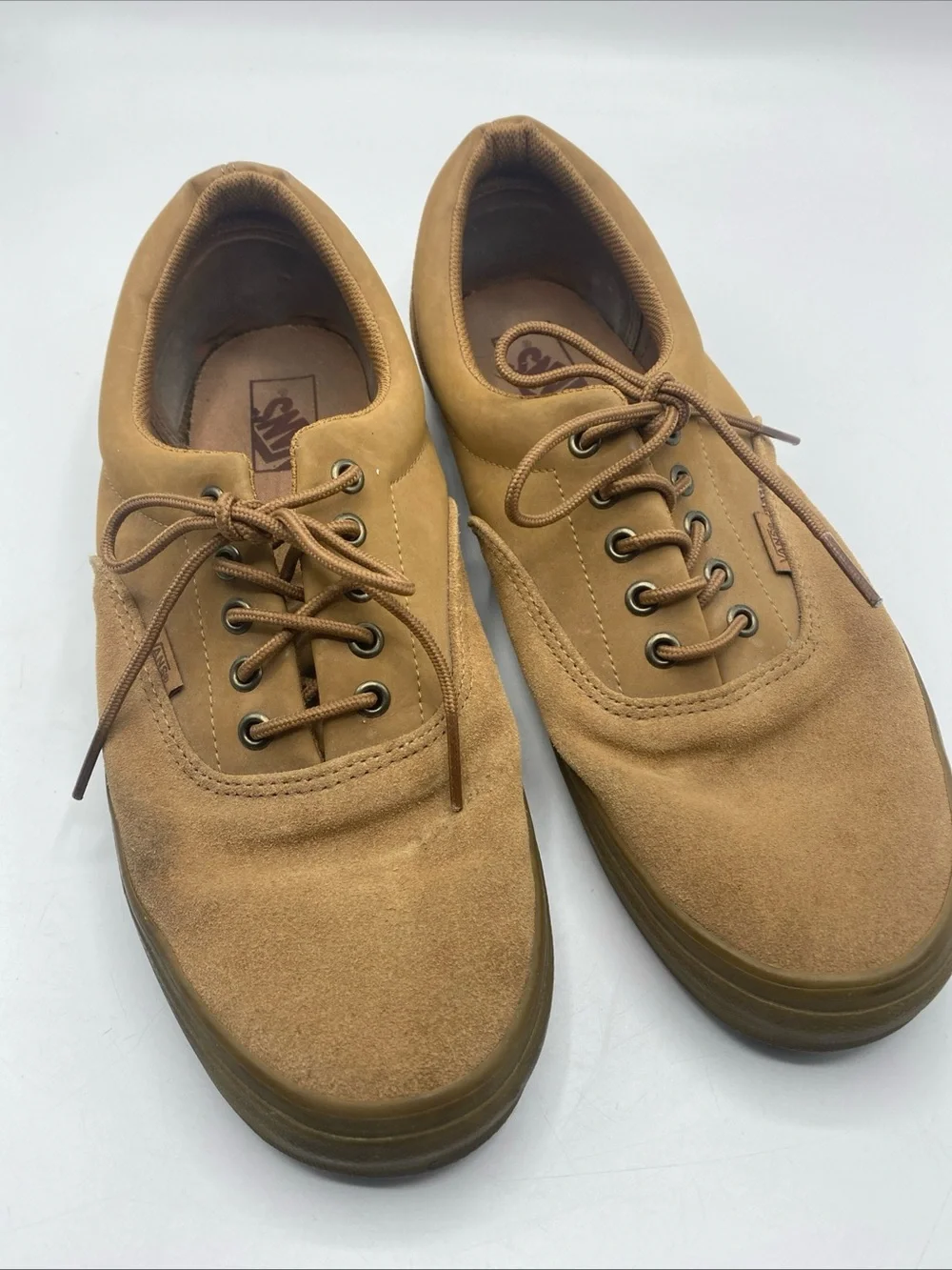 VANS Era Suede Buck Tobacco Brown Gum Men's 13 Casual Tennis Shoe Skater Sneaker
